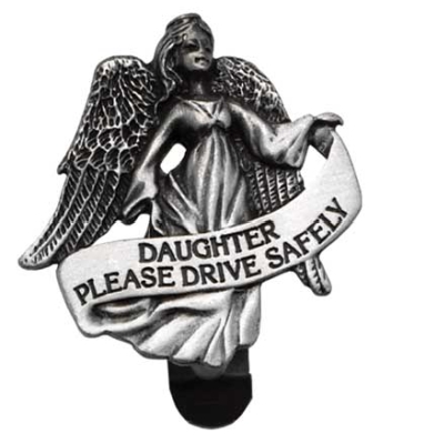 Daughter Please Drive Safely Visor Clip - Click Image to Close